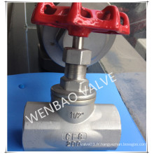 Filetage en acier inoxydable Globe Valve